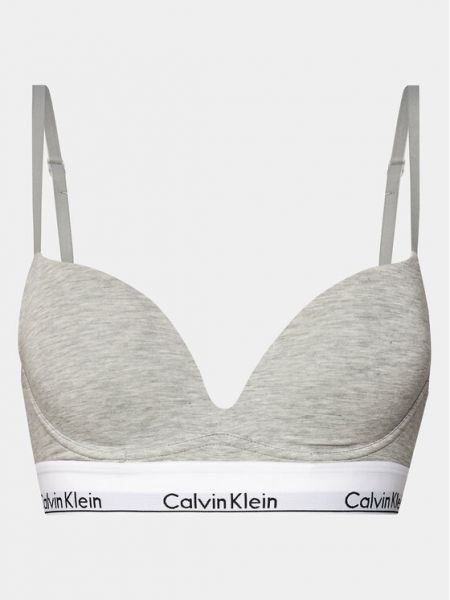 Push-up podprsenka Calvin Klein Underwear sivá