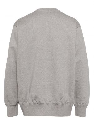 Sweatshirt aus baumwoll mit print Kolor grau