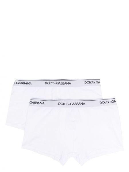 Slip di cotone Dolce & Gabbana bianco