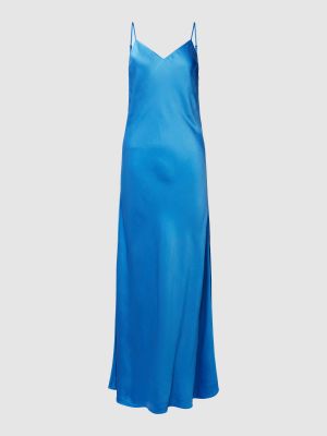 Sukienka długa Selected Femme niebieska