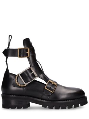Kožené kotníkové boty Vivienne Westwood černé