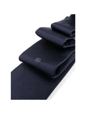 Krawat Dolce And Gabbana niebieski