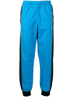Satynowe spodnie Marine Serre, niebieski