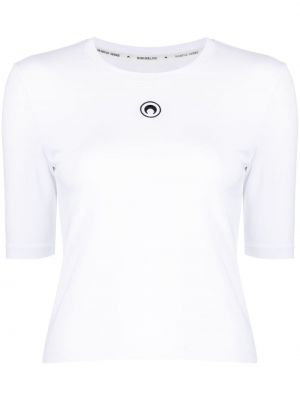 Bavlnené tričko Marine Serre biela