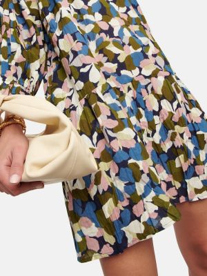 Mini vestido de terciopelo‏‏‎ de algodón con estampado Velvet
