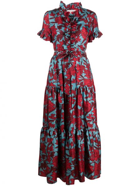 Floral dress La Doublej rød