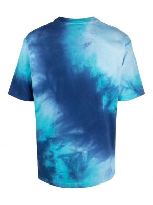 Tričko s potiskem Mauna Kea modré