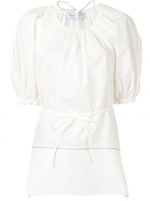 Блуза с буфан ръкави Proenza Schouler White Label бяло