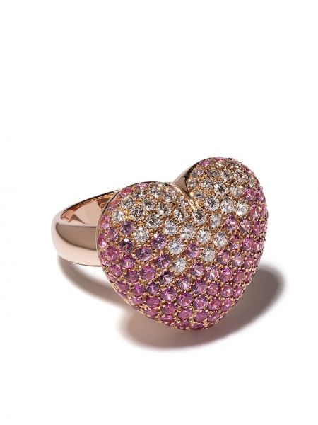 Z růžového zlata prsten Leo Pizzo