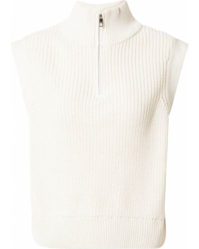 Памучен пуловер Tom Tailor Denim бяло