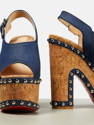 Platvorm sandaalid Christian Louboutin sinine