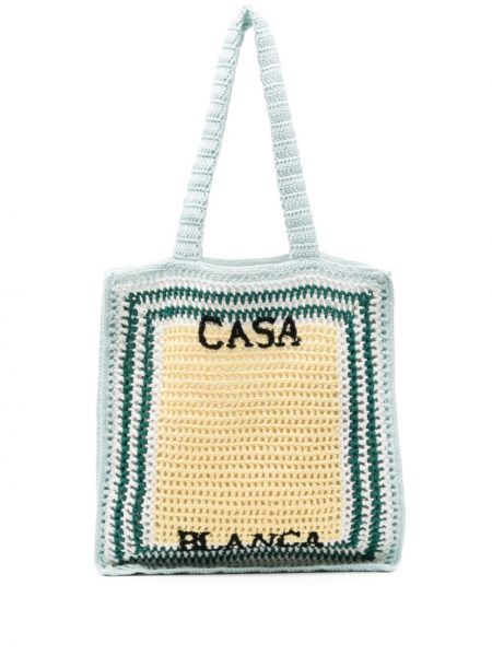 Βαμβακερή τσάντα shopper Casablanca