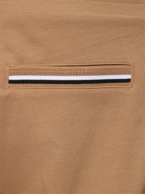 Pantalones de chándal de algodón Boss beige