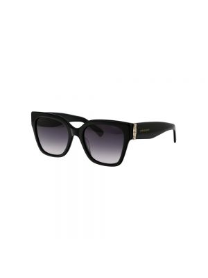 Czarne okulary przeciwsłoneczne Longchamp