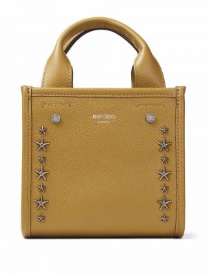 Stjernemønster pigget mini bag Jimmy Choo brun