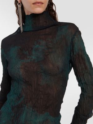 Μάξι φόρεμα με σχέδιο με διαφανεια Acne Studios