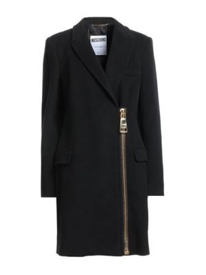 Cappotto di lana Moschino nero