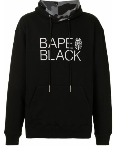 Mikina s kapucí Bape Black *a Bathing Ape®, černá