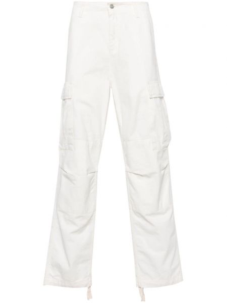 Cargo kalhoty s nízkým pasem Carhartt Wip bílé