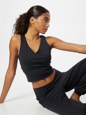 Sportiniai marškinėliai be rankovių Curare Yogawear juoda