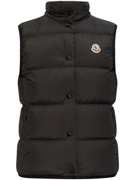 Aşağı kapitone yelek Moncler siyah