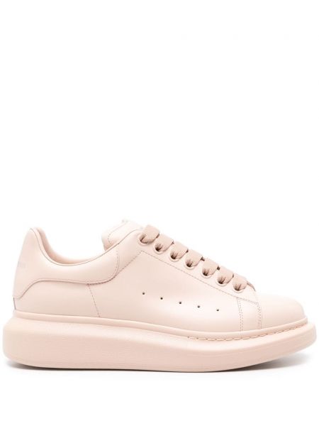 Büyük boy deri sneaker Alexander Mcqueen pembe