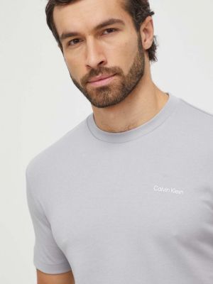 Тениска с дълъг ръкав Calvin Klein сиво