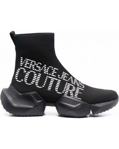 Zapatillas con estampado Versace Jeans Couture negro