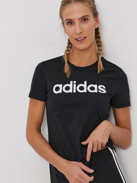Majica kratki rukavi Adidas crna
