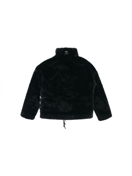 Куртка с воротником стойка свободного кроя Adidas черная