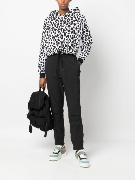 Kapučdžemperis ar apdruku ar leoparda rakstu Moschino