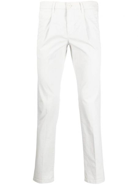 Pantalon chino taille basse en coton Corneliani gris