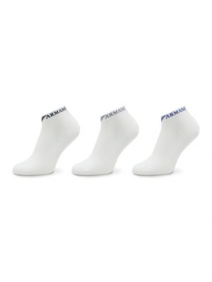 Nízké ponožky Emporio Armani bílé