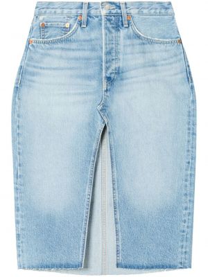 Bavlnená džínsová sukňa Re/done
