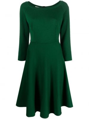 Вълнена миди рокля Charlott зелено