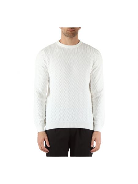 Dzianinowy sweter Antony Morato biały