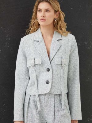 Меланжевый пиджак Gestuz серый