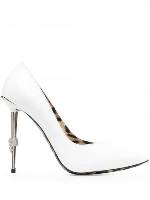Полуотворени обувки Philipp Plein бяло