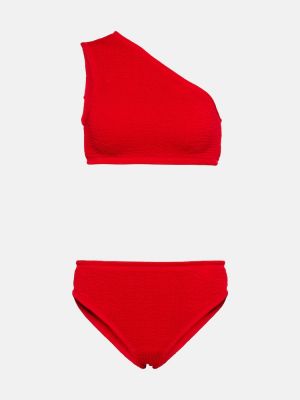 Bikini asymétrique Bottega Veneta rouge