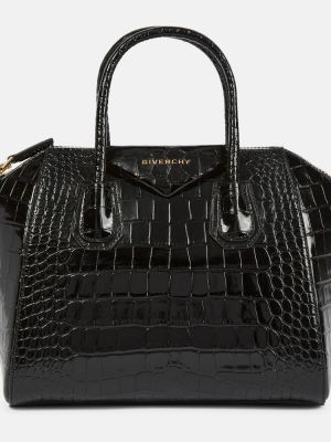 Kožený top Givenchy - černá