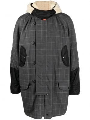 Kockovaný kabát Junya Watanabe Man