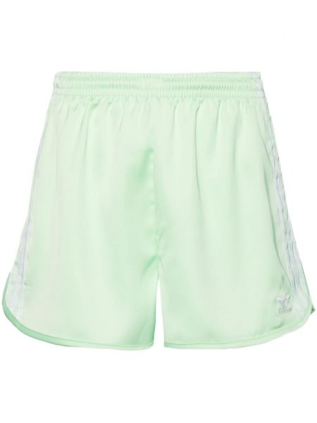 Stribet shorts Adidas grøn