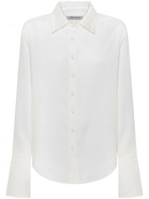 Satynowa koszula Anna Quan biała