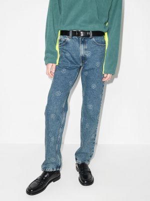 Straight jeans mit print Martine Rose