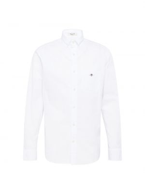 Белая рубашка на пуговицах Gant