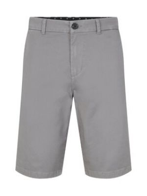 Bavlnené slim fit priliehavé džínsové šortky Tom Tailor Denim sivá
