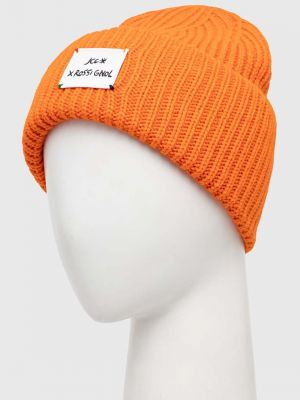 Dzianinowa czapka Rossignol pomarańczowa