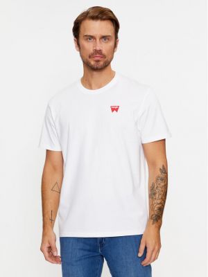 Marškinėliai Wrangler balta