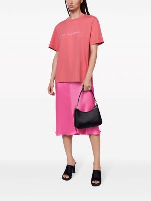 Tričko s potiskem Stella Mccartney růžové