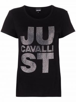 T-shirt Just Cavalli svart